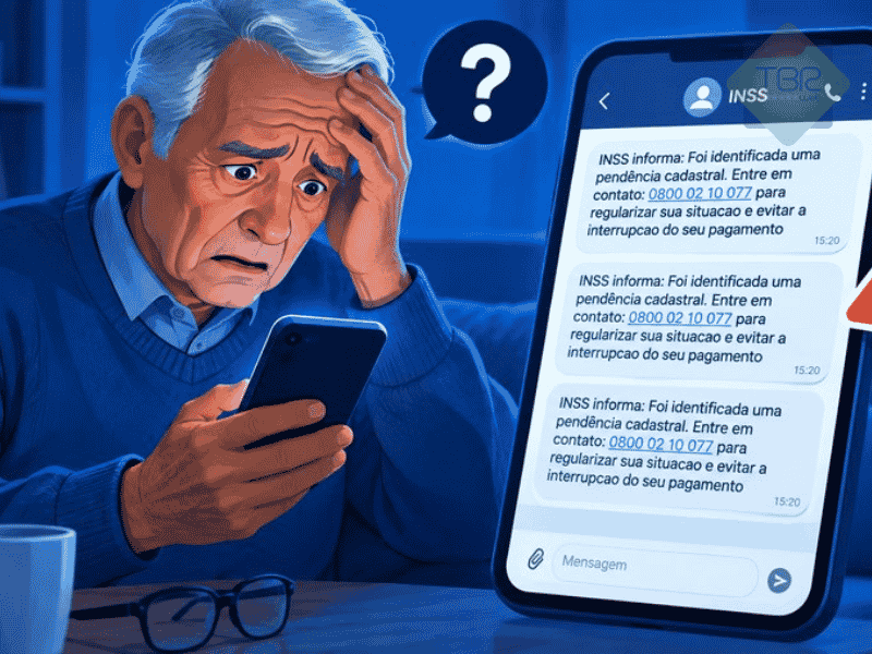 Novo golpe da prova de vida mira segurados do INSS via celular