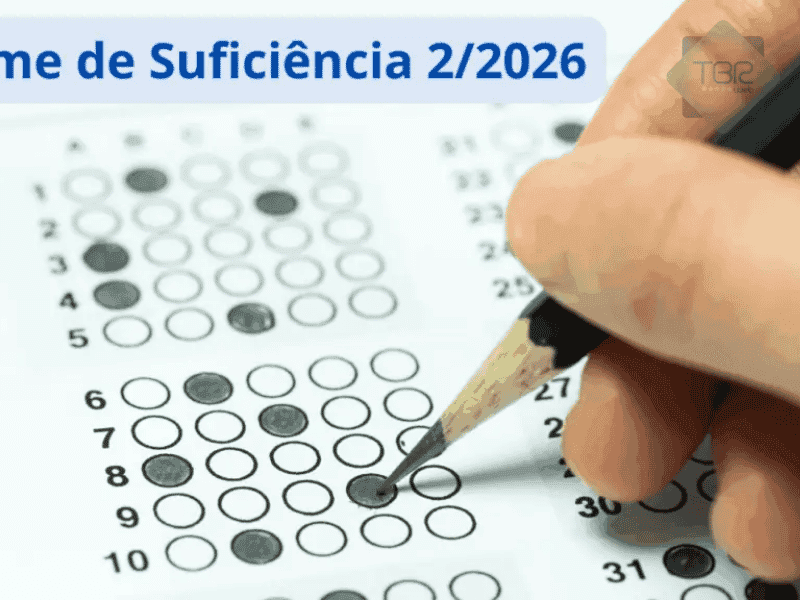 Prazo para recursos do Exame de Suficiência 2/2026 termina hoje (02)